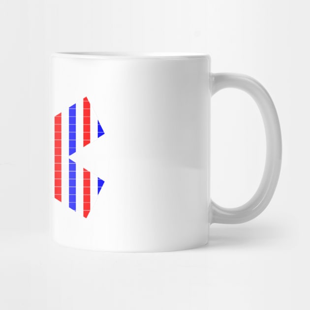 US flag colored asterisk by MICRO-X